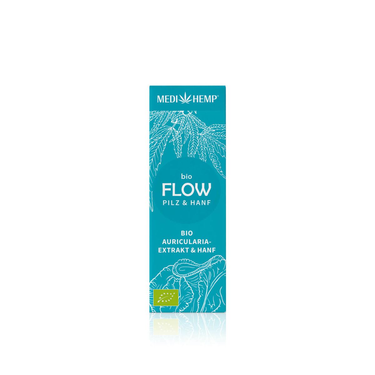 Bio FLOW Auricularia-Extrakt & Hanf, Tropfen, vegan