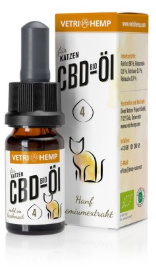 Vetrihemp BIO CBD-Öl für Katzen 4%, 10ml