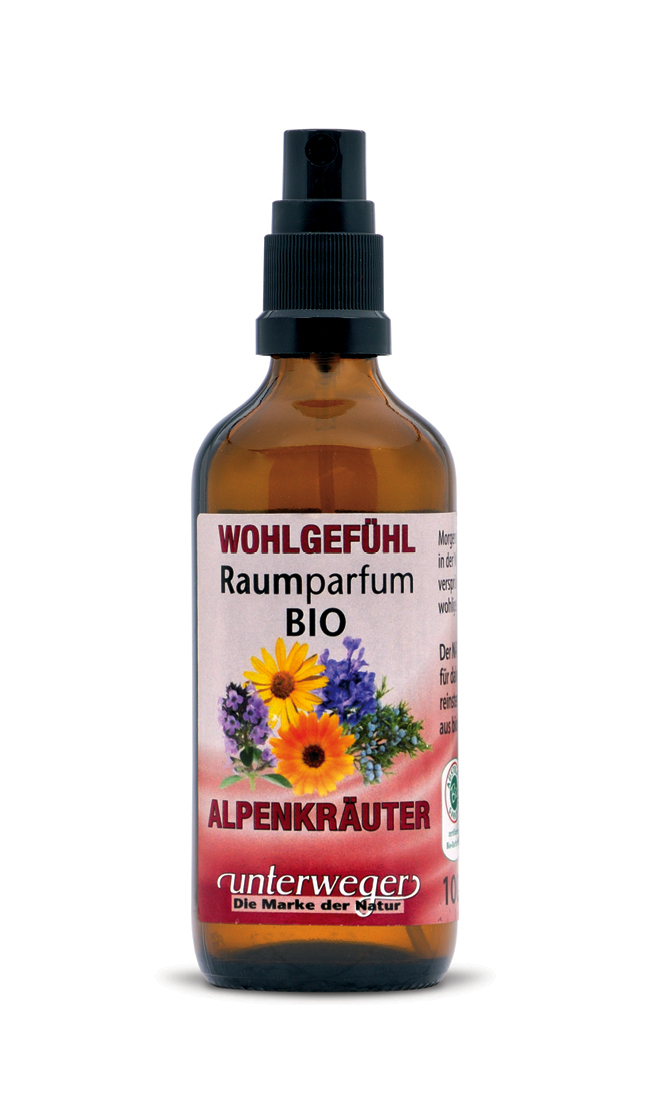 BIO Raumparfum WOHLGEFÜHL - Alpenkräuter - 100 ML